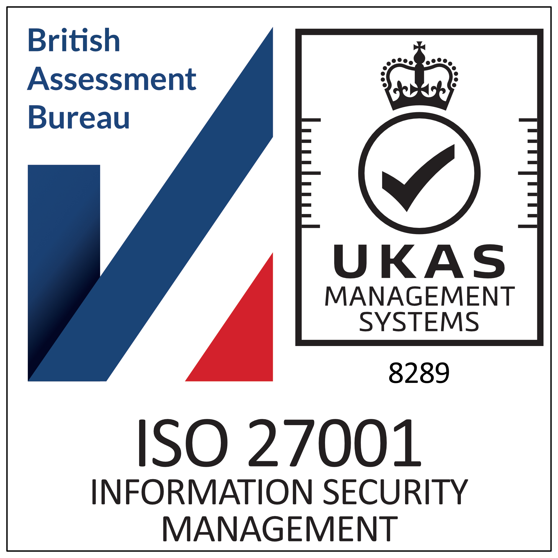 ISO7001 certification badge